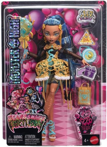 Лялька Монстер Хай Клео де Ніл день народження Monster High Cleo De Nile JBG76 JBG76 фото