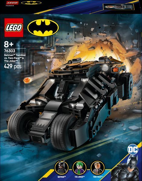 Конструктор Лего Бетмен Тумблер Бетмена проти Дволикого та Джокера Lego DC Batman 76303 76303 фото
