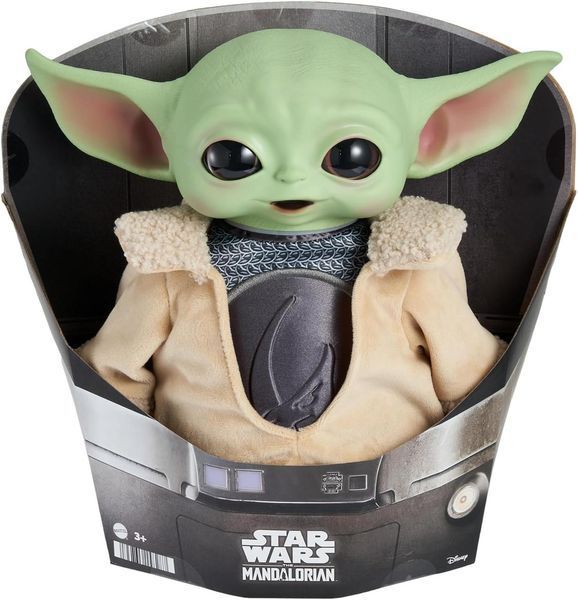 Плюшевая игрушка беби Грогу Дин Йода версия 4.0 Mattel Star Wars Din Grogu HPG49 HPG49 фото