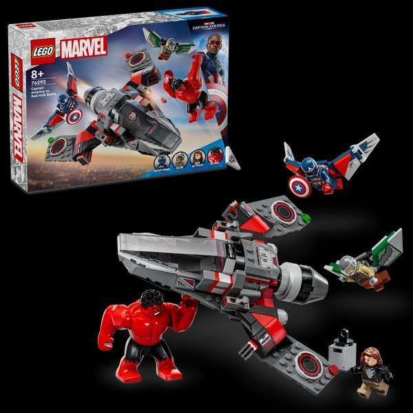 Конструктор Лего Супергерои Капитан Америка против Красного Халка игровой набор Lego Marvel Captain America vs Red Hulk 76292 76292 фото