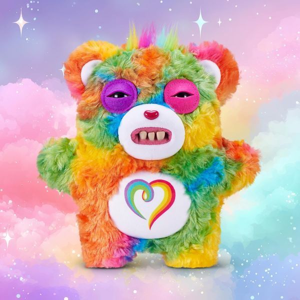 Мягкая игрушка Фугглер радужный медведь с зубами ZURU Fuggler Togetherness Bear 15755B 15755B фото