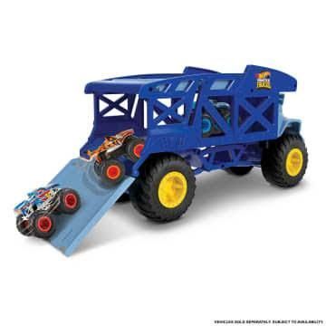 Іграшковий перевізник Хот Вілс Монстер Трак Носоріг Hot Wheels Monster Trucks Rhino Rig HFB13 HFB13 фото
