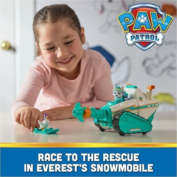 Щенячий патруль Эверест на снегоходе делюкс Paw Patrol Everest Snow Plow 035515 фото