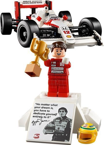 Конструктор Лего Іконс МакЛарен МП4/4 та Айртон Сінна колекційна модель Lego Icons McLaren MP4/4 10330 10330 фото