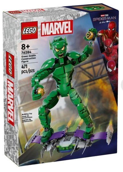 Конструктор Лего Марвел фигурка Зеленого Гоблина для сборки Lego Marvel Green Goblin Construction Figure 76284 76284 фото