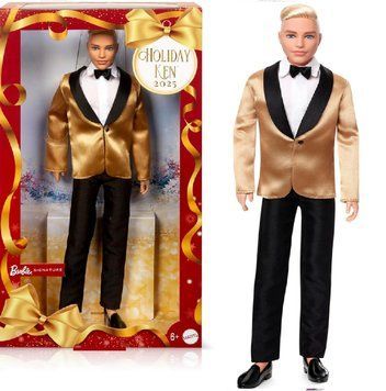 Колекційна лялька Барбі Кен блондин святковий Barbie The Movie Ken Blonde JGK55 JGK55 фото