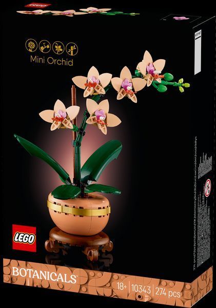Лего Ботаніка букет Міні орхідея Квітковий декор LEGO Icons Botanicals 10343 10343 фото