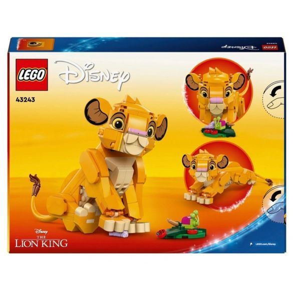 Конструктор Лего Дісней Сімба дитинча Короля Лева ігровий набір Lego Disney Simba the Lion King Cub 43243 43243 фото