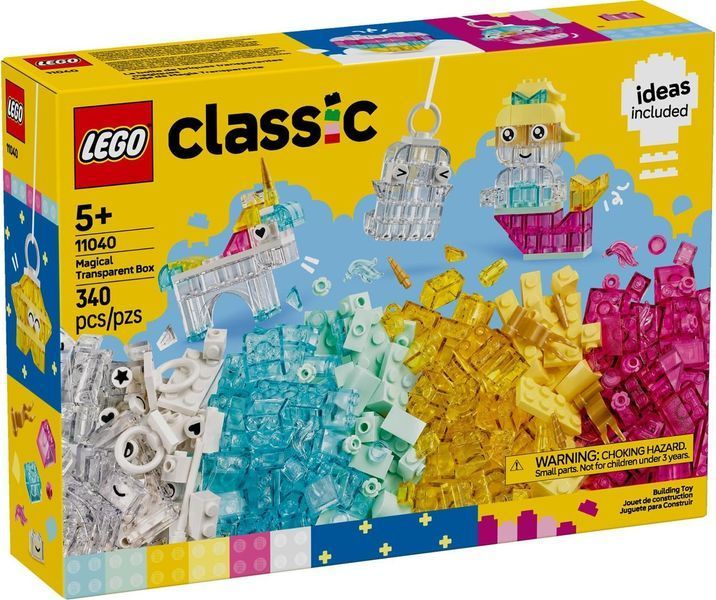 Конструктор Лего Классик волшебная прозрачная коробка для творчества Lego Classic 11040 11040 фото