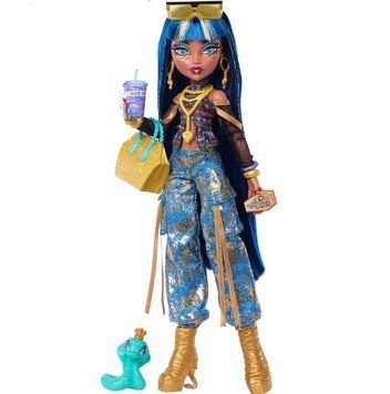 Кукла Монстер Хай Клео Де Нил с любимцем змейкой Хиссетт Monster High Cleo De Nile JHK32 JHK32 фото
