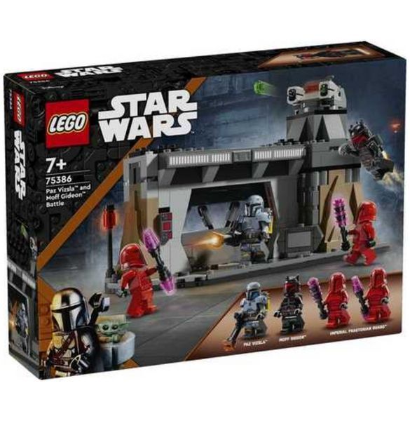 Конструктор Лего Звездные войны битва Визсла и Гидеона игровой набор Lego Star Wars Paz Vizsla and Moff Gideon Battle 75386 75386 фото