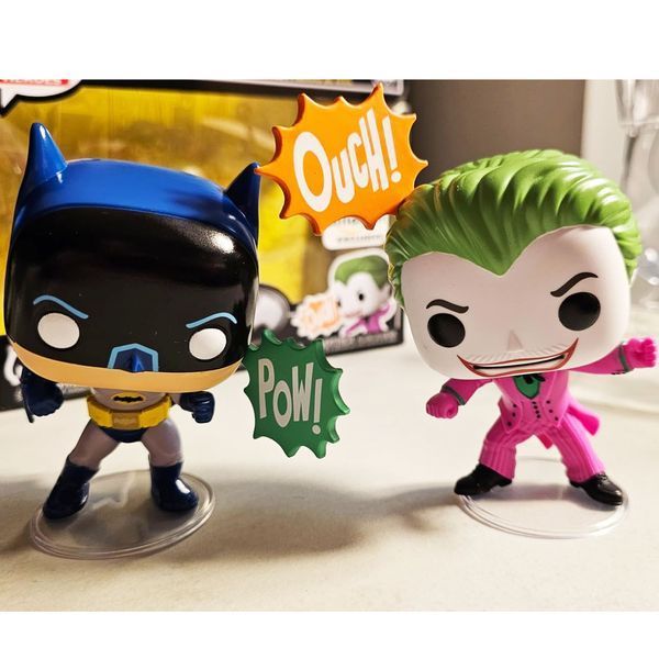 Набор фигурок Фанко Поп Бэтмен и Джокер коллекционные виниловые фигурки Funko Pop Batman and Joker 82125 82125 фото