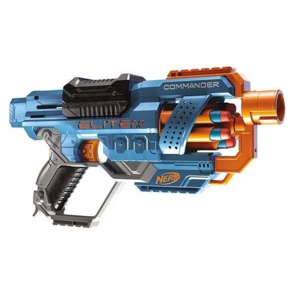 Бластер Нерф Элит 2.0 Командер стреляющая игрушка с дротиками NERF Elite 2.0 Commander RD-6 E9485 фото