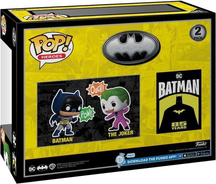 Набор фигурок Фанко Поп Бэтмен и Джокер коллекционные виниловые фигурки Funko Pop Batman and Joker 82125 82125 фото