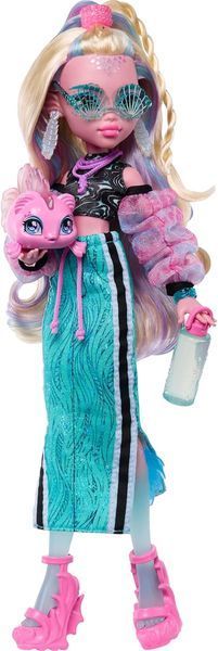 Кукла Монстер Хай Лагуна Блю с любимцем Нептуном Monster High Lagoona Blue JHK33 JHK33 фото