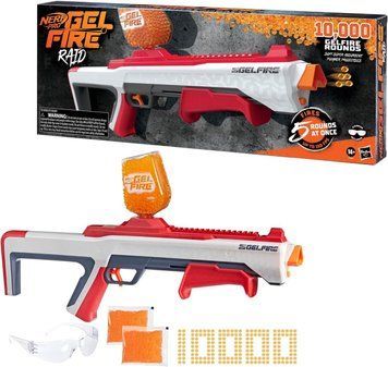 Помповий бластер Нерф Про Гельфайр Рейд стріляє гелевими кульками Nerf Pro Gelfire Raid F7634 F7634 фото