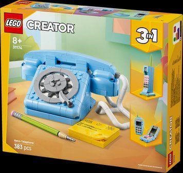 Конструктор Лего Креатор ретро-телефон для складання Lego Creator Retro Phone 31174 31174 фото