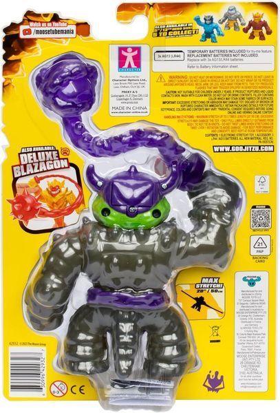 Стретч-тянучка Гу Джит Зу со звуком Страйкерс Рок Джо делюкс Goo Jit Zu Squishy Rock Joe 42932 42932 фото