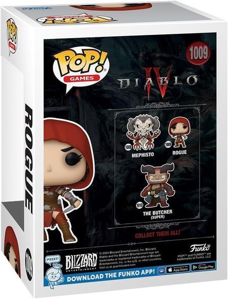 Фигурка Фанко Поп Диабло разбойник коллекционная виниловая фигурка Funko POP Diablo 4 Rogue 82373 82373 фото