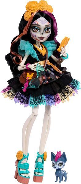 Кукла Монстер Хай Скелита Калаверас коллекционная Monster High Skelita Calaveras JHK34 JHK34 фото