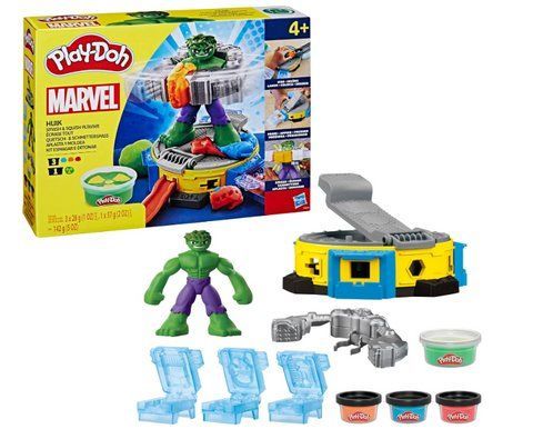 Набор для лепки Марвел Халк пластилин Плей-До с формами Play-Doh Marvel Hulk F9826 F9826 фото