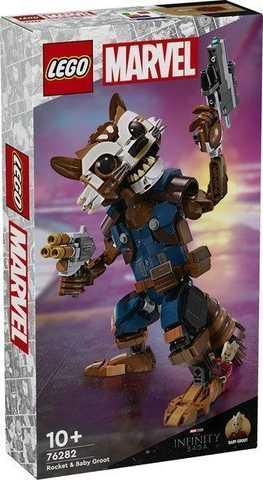 Конструктор Лего Марвел Ракета и Бэби Грут сборная фигурка для детей Lego Marvel Rocket Baby Groot 76282 76282 фото