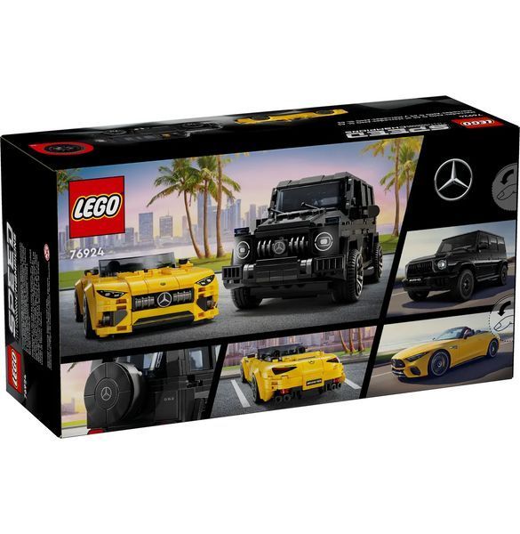Конструктор Лего Чемпионы скорости Мерседес-АМГ Г 63 и Мерседес-АМГ SL Lego Speed Champions Mercedes 76924 76924 фото
