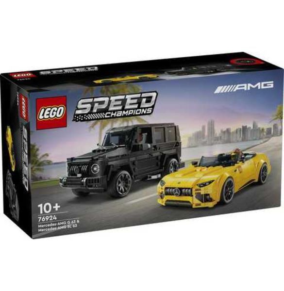 Конструктор Лего Чемпионы скорости Мерседес-АМГ Г 63 и Мерседес-АМГ SL Lego Speed Champions Mercedes 76924 76924 фото