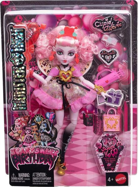Лялька Монстер Хай Купідон Астерія солодкий день народження Monster High Cupid Asteria JBG77 JBG77 фото