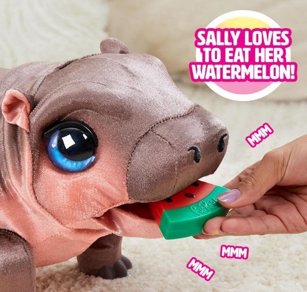 Интерактивная игрушка бегемот ФурРеал Салли FurReal Sally the Silly Hippo 28179 28179 фото