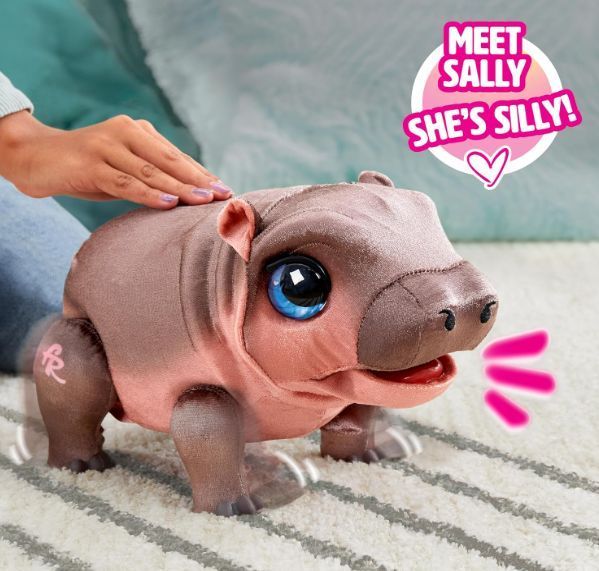 Интерактивная игрушка бегемот ФурРеал Салли FurReal Sally the Silly Hippo 28179 28179 фото