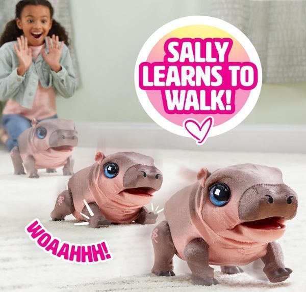 Интерактивная игрушка бегемот ФурРеал Салли FurReal Sally the Silly Hippo 28179 28179 фото