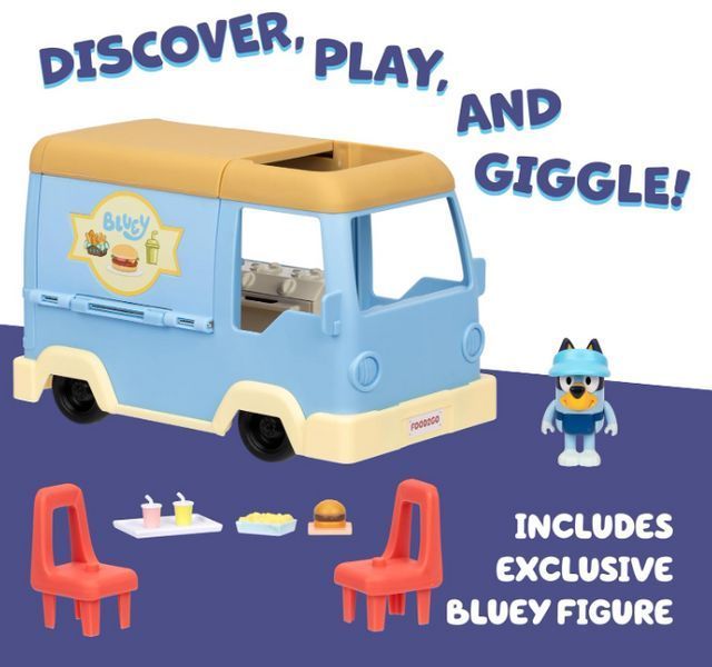 Ігровий набір Авто лавка Блуї Фудтрак Ресторан Bluey Moose Toys 18919 18919 фото