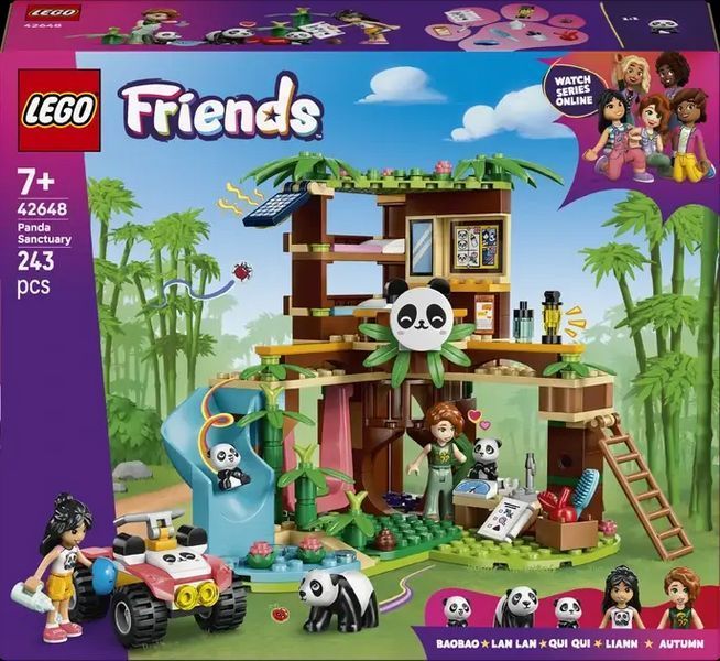 Конструктор Лего Френдс догляд за тваринами в заповіднику панд Lego Friends Panda Reserve 42622 42648 фото
