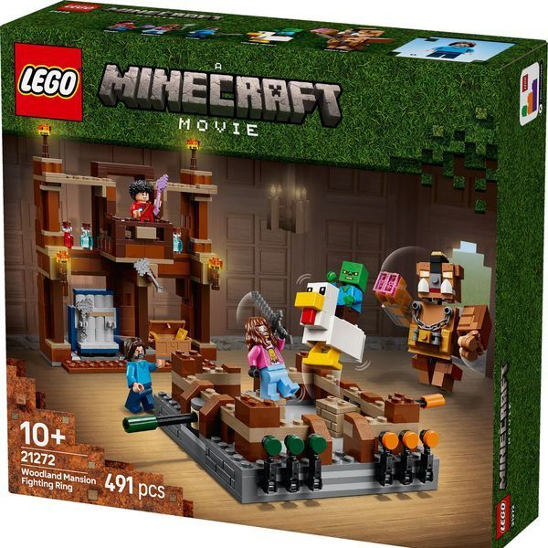 Конструктор Лего Майнкрафт бойцовский ринг в лесном особняке Lego Minecraft 21272 21272 фото