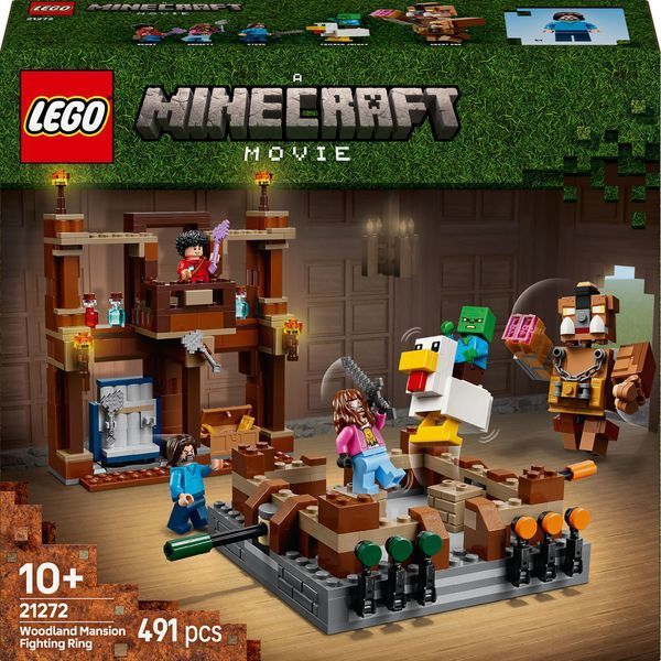 Конструктор Лего Майнкрафт бойцовский ринг в лесном особняке Lego Minecraft 21272 21272 фото