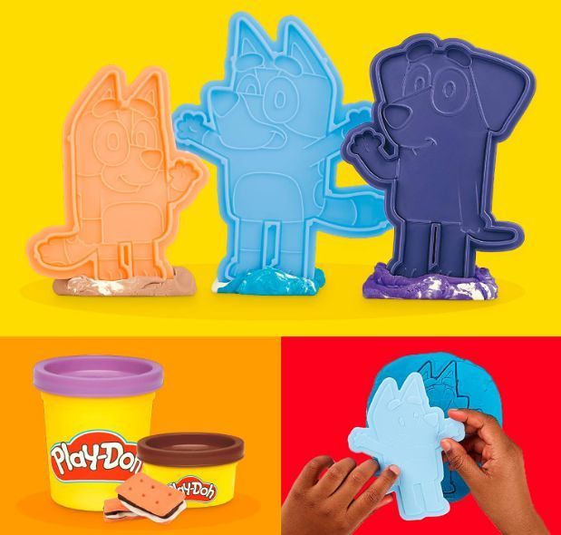 Набор для лепки Плей До Блуи Кемпинг с аксессуарами Play-Doh Hasbro Bluey Goes Camping G0229 G0229 фото