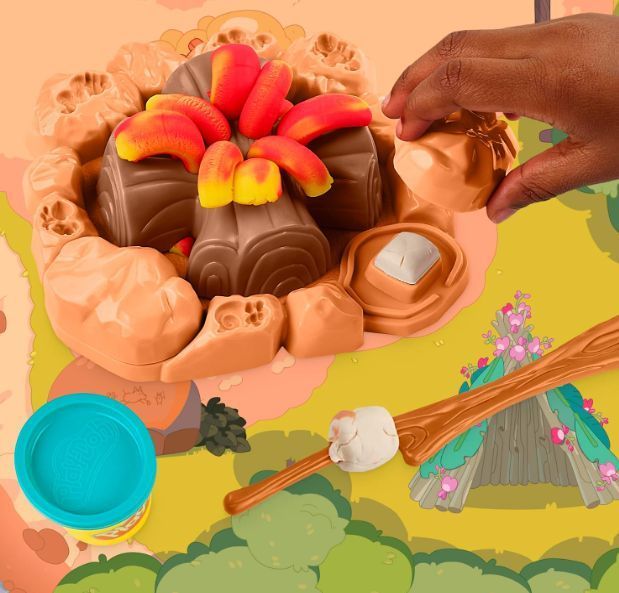 Набор для лепки Плей До Блуи Кемпинг с аксессуарами Play-Doh Hasbro Bluey Goes Camping G0229 G0229 фото