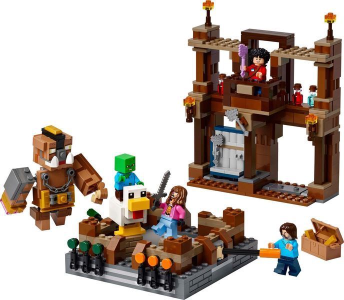 Конструктор Лего Майнкрафт бойцовский ринг в лесном особняке Lego Minecraft 21272 21272 фото