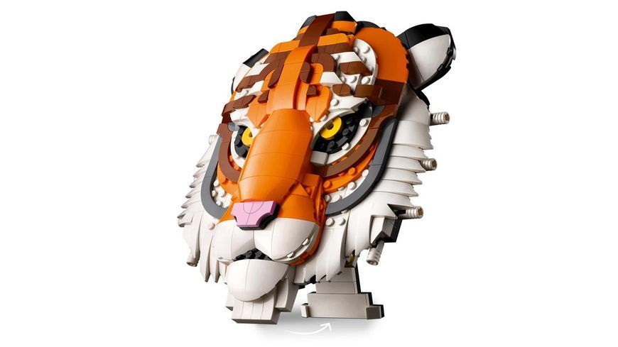 Конструктор Лего Арт колекція фауни тигр настінне панно Lego Art Tiger 31217 31217 фото