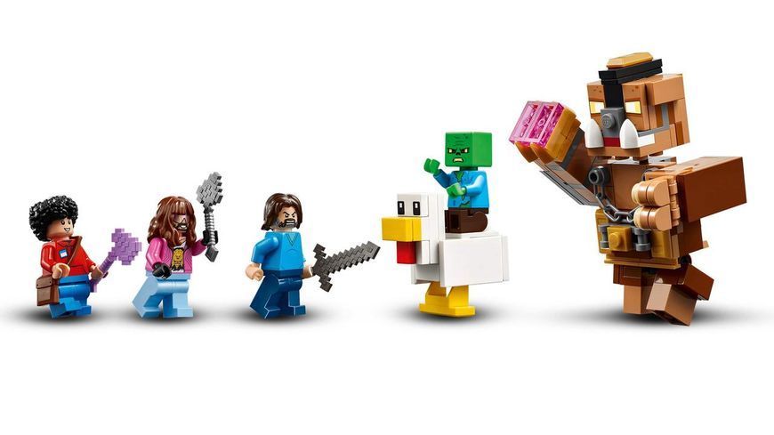 Конструктор Лего Майнкрафт бойцовский ринг в лесном особняке Lego Minecraft 21272 21272 фото