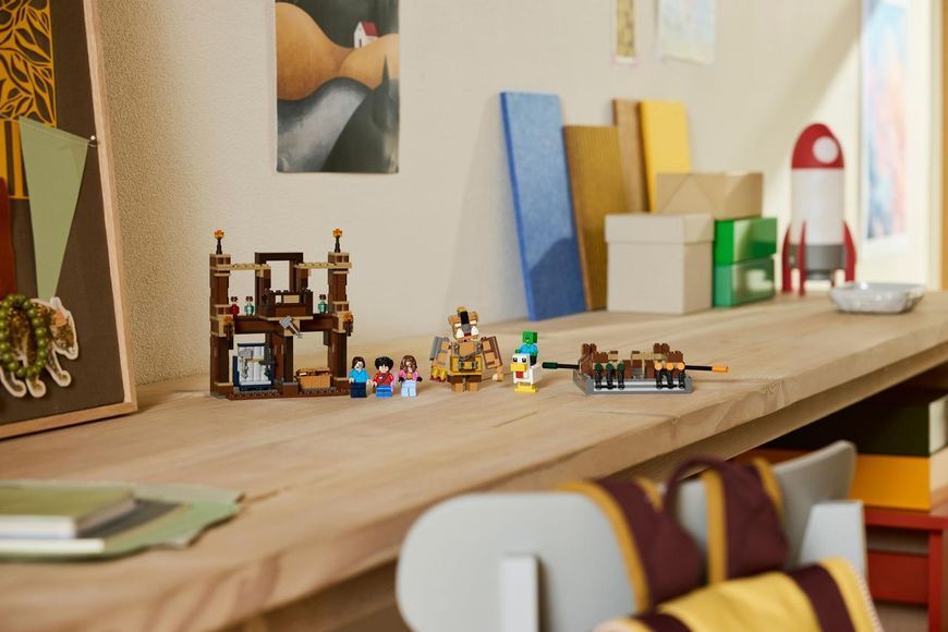 Конструктор Лего Майнкрафт бойцовский ринг в лесном особняке Lego Minecraft 21272 21272 фото