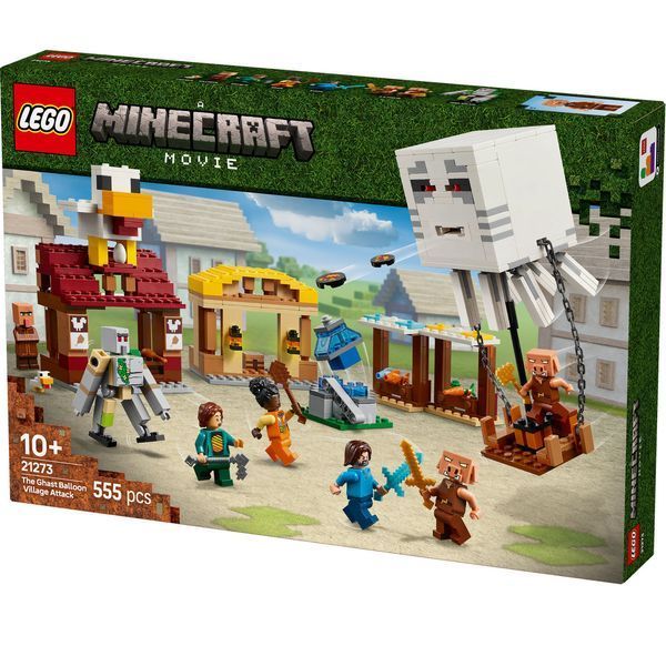 Конструктор Лего Майнкрафт нападение шара гаста на поселение Lego Minecraft 21273 21273 фото