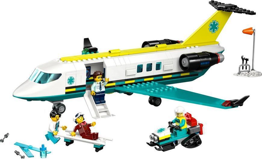 Конструктор Лего Сити самолет скорой медицинской помощи Lego City Medical Plane 60465 60465 фото