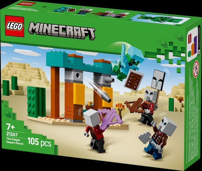Конструктор Лего Майнкрафт пустынный патруль разбойника игровой набор Lego Minecraft 21267 21267 фото