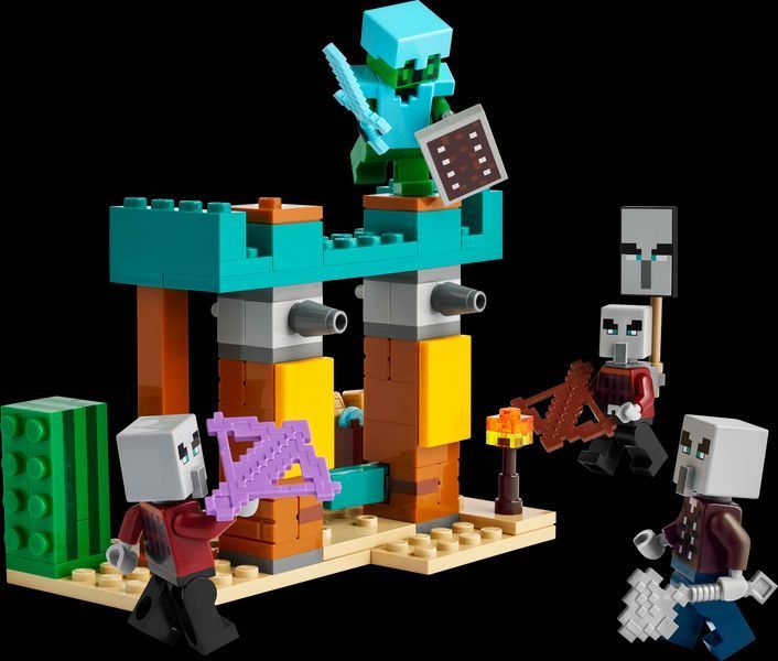 Конструктор Лего Майнкрафт пустынный патруль разбойника игровой набор Lego Minecraft 21267 21267 фото