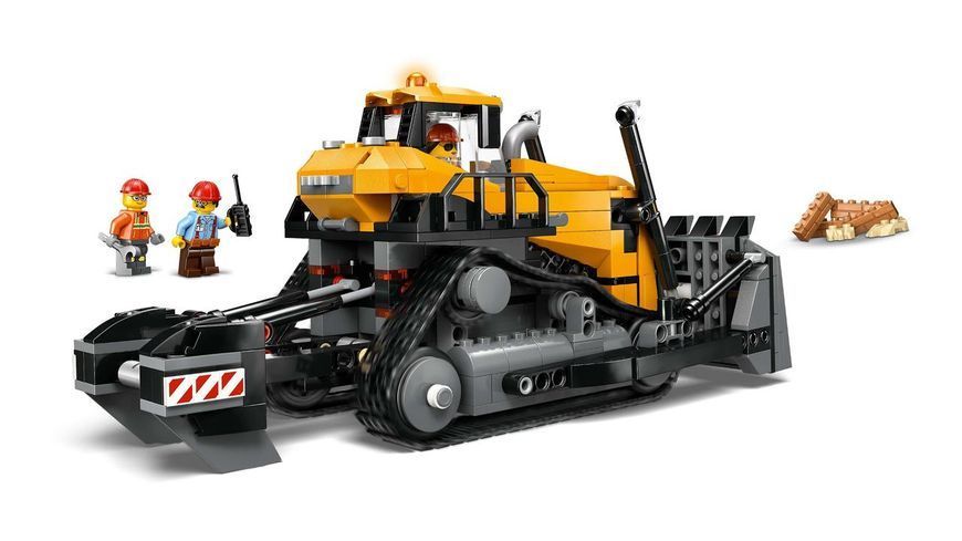 Конструктор Лего Сити желтый бульдозер строительная техника Lego City Yellow Bulldozer 60466 60466 фото