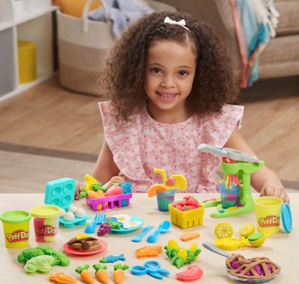 Набір Плей До для ліплення 11 баночок ЕКОупаковка кухня Play-Doh Market Kitchen Hasbro F7396 F7396 фото