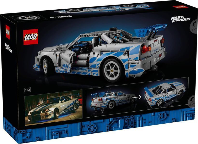 Конструктор Лего Техник двойной форсаж Nissan Skyline GT-R гоночная модель Lego Technic Nissan Skyline GT-R 42210 42210 фото