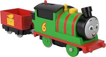 Томас и Друзья моторизованный паровозик Перси железная дорога Fisher-Price Thomas Percy HDY60 HDY60 фото